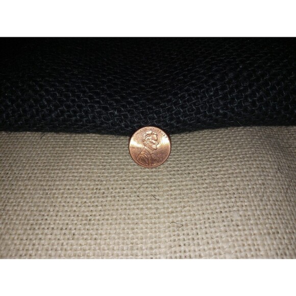 5 Yards Burlap Jute Khaki & Black Fabric Burlap Sewing Crafts - Picture 2 of 7